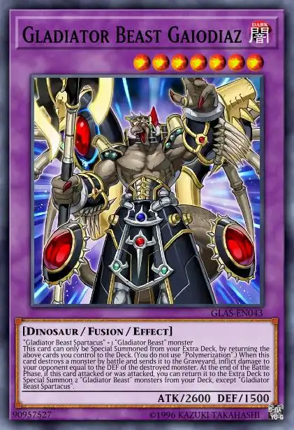 Edison Rulings for Gladiator Beast Gaiodiaz